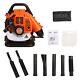 1set Backpack Gas Leaf Blower Gasoline Snow Blower 550 CFM 52CC 2-Stroke Engine