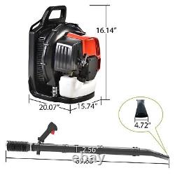 2 Stroke Commercial Backpack Leaf Blower Gas Powered Grass Lawn Blowing Machine