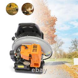 2024 New Upgraded 63CC 2-Stroke 850CFM 4.3HP Commercial Backpack Gas Leaf Blower