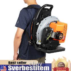 2024 New Upgraded 65CC 2-Stroke 850CFM 4.3HP Commercial Backpack Gas Leaf Blower