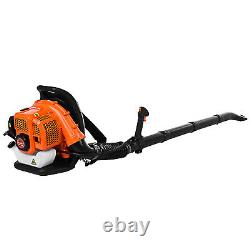 2Stroke Commercial Gas Leaf Blower Backpack Gas Powered Grass Lawn Blower 63CC