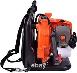 3.2HP 52CC 2Stroke Gas Backpack Leaf Blower Powered Debris withPadded Harness EPA^