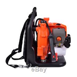 3.2HP Gas Backpack Leaf Blower 52CC 2Stroke Powered with Padded Harness EPA