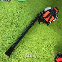3.6 HP Gas Powered Backpack Powerful Blower Leaf Blower 65CC 2-Stroke Orange