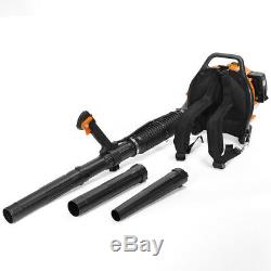 31CC Gas Backpack Leaf Blower 2 Stroke Powered Debris with Padded Harness EPA