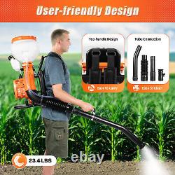 3WF-3 3.7Gallon Gas Backpack Mosquito Fogger Sprayer Leaf Blower Backpack Blower