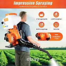 3WF-3 3.7Gallon Gas Backpack Mosquito Fogger Sprayer Leaf Blower Backpack Blower