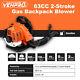 3hp High Performance Gas Powered Back Pack Leaf Blower 2-Stroke 63cc US Stock