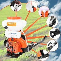 3in1 65cc Backpack Leaf Blower + Mosquito Sprayer Fogger + Mister Duster Machine