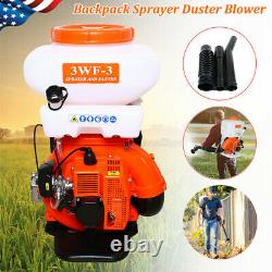 3in1 Backpack Fogger Sprayer Duster Leaf Blower 3.5 Gallon ULV Gas Insecticide