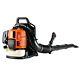 4-Stroke 75.6CC Gas Powered Backpack Leaf Blower Garden Yard Snow Grass Blower