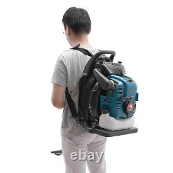 4 Stroke Gasoline Leaf Blower 75.6CC Backpack Gasoline Engine Leaf Blower