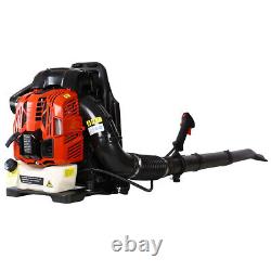 4 Stroke Gasoline Leaf Blower 76CC Backpack Gasoline Engine Leaf Blower 750CFM