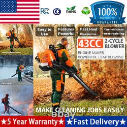 43CC Commercial Gas Leaf Blower Backpack Gas-powered Backpack Lawn Grass Blower