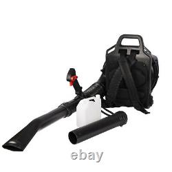 50CC Full Crank 2-Cycle Gas Engine Backpack Leaf Blower with Tube 530CFM 248MPH