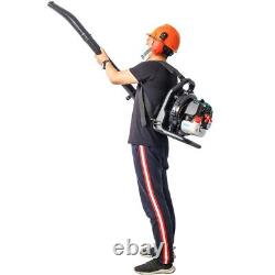 52CC 2-Cycle Gas Backpack Leaf Blower 2-stroke Engine 2HP with Extention Tube