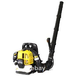 52CC 2-Cycle Gas Backpack Leaf Blower, Cordless, Extended Tube, Black & Yellow