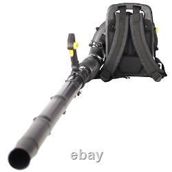 52CC 2-Cycle Gas Backpack Leaf Blower, Cordless, Extended Tube, Black & Yellow