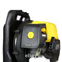 52CC 2-Cycle Gas Backpack Leaf Blower, Cordless, Extended Tube, Black & Yellow