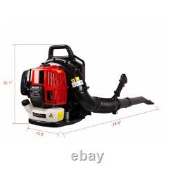 52CC 2-Cycle Gas Backpack Leaf Blower Withextention tube 2-stroke Engine low noise