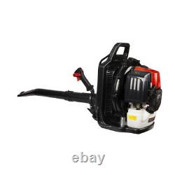 52CC 2 Stroke 248MPH Gas Cordless Backpack Leaf Blower Padded Harness RED