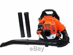 52CC 3.2HP 2Stroke Gas Backpack Leaf Blower Powered Debris Padded Harness New US