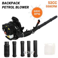 52CC Commercial Gas Leaf Blower Backpack Gas-powered Backpack Blower 2-Strokes