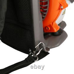 52cc 2-Cycle Engine Gas Powered Backpack Leaf Blower Gasoline Blower for Lawn