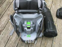 56V EGO Backpack Leaf Blower Lithium Ion Cordless 5 Ah Battery Charger 600 CFM