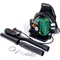 63.3CC Gas Backpack Leaf Blower, 2-Cycle, Nozzle Extension, EPA Passed