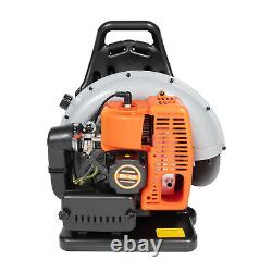 63CC Backpack Gas Leaf Blower Gasoline Snow Blower 210 Mph 2-Stroke Engine 3.6HP