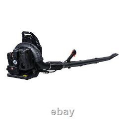 63CC Gas Powered Backpack Blower Lawn 2-Stroke Leaf Blower Snow Blower Black