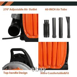 63CC Petrol Gas Leaf Blowers & Commercial Powerful Backpack Blower 2-Strokes US