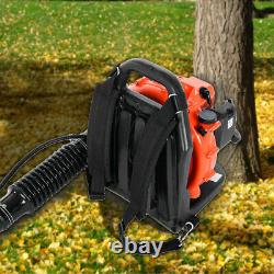 63cc 2.3Hp High Performance Gas Powered Back Pack Leaf Blower 2-Stroke