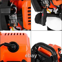 63cc 2-Stroke 3hp High Performance Gas Powered Back Pack Leaf Blower US Stock