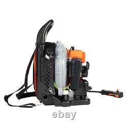 63cc Powered Backpack Blower Gas Leaf Blower 2Stroke 557CFM 3.6hp 1.7L 6800r/min