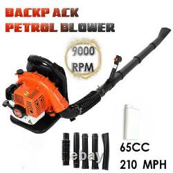 65CC 2.3Hp High Performance Gas Powered Back Pack Leaf Blower 2-Stroke