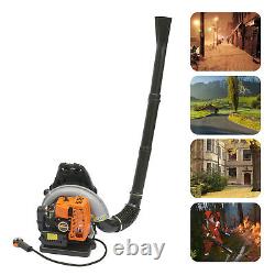 65CC 2 Stroke Commercial Gas Powered Leaf Blower Backpack for Lawn Care 2700W