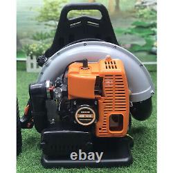 65CC 2 Stroke Gas Powered Yard Grass Lawn Blower Commercial Backpack Leaf Blower