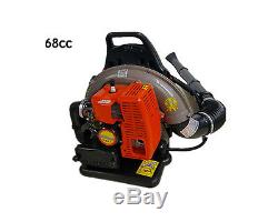 68CC Commercial Backpack Garden Yard Petrol Leaf Blower 2-Strokes outdoor vacuum