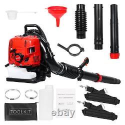 75.6CC 4-Stroke Backpack Gas Leaf Blower, Snow Blower, Up to 900 CFM and 210 MPH