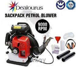 75cc Petrol Backpack Leaf Blower Powerful 240MPH Back Pack