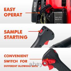 76CC Backpack Gas Leaf Blower 4 Stroke Air Cooling Gas Backpack Grass Blower