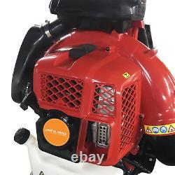 80CC 2 Stroke Commercial Backpack Leaf Blower Gas Powered Lawn Blower 7500RPM US