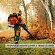 80CC 2-stroke High Performance Gas Powered Back Pack Leaf Blower US Stock