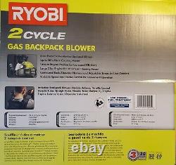 BRAND NEW Ryobi 175 MPH 760 CFM 2 Cycle Backpack Blower (RY38BP)