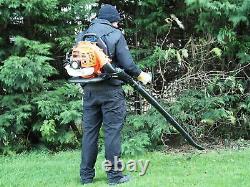 Back Pack Leaf Blower 43cc Professional High Power Easy Start Turbo Nozzle