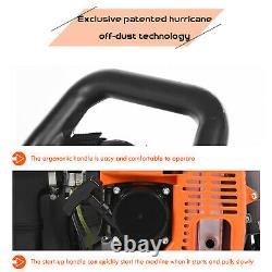 Back Pack Leaf Blower Pull Starting 80cc 2 Stroke 230MPH Gas Powered 850 CFM US
