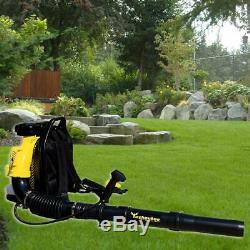 Backpack Blower Leaf Blower 80CC 2-Cycle Gas 850 CFM EPA Certified Free Shipping