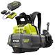 Backpack Cordless Leaf Blower 40V Lithium-Ion Adjustable Speed Battery/Charger